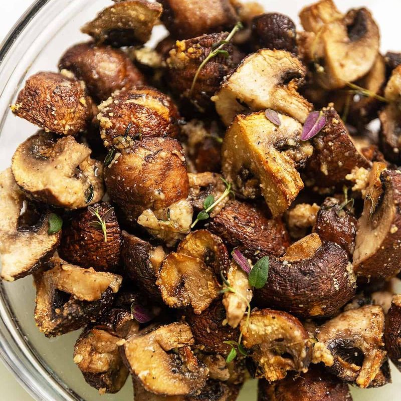 Lemon Pepper Mushrooms
