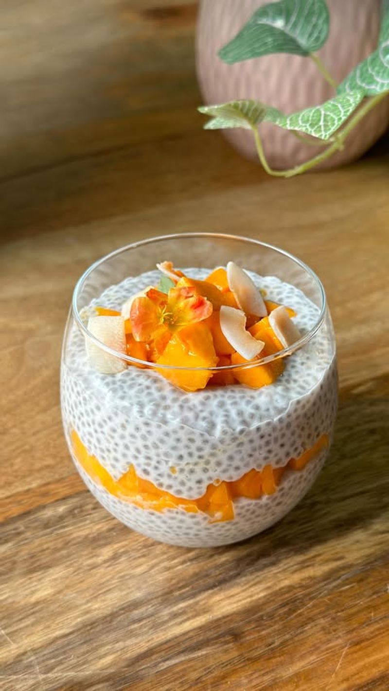 Mango Coconut Chia Pudding