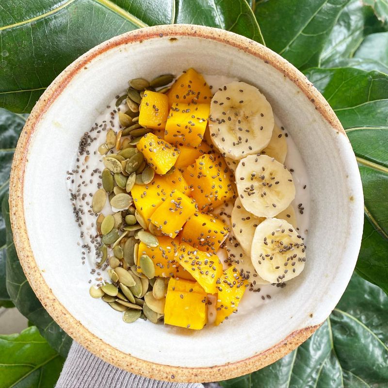 Mango and Coconut Yogurt Bowl