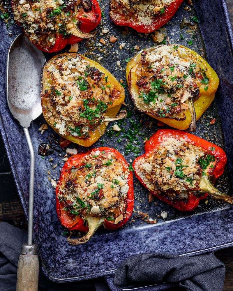 Mediterranean Stuffed Bell Peppers
