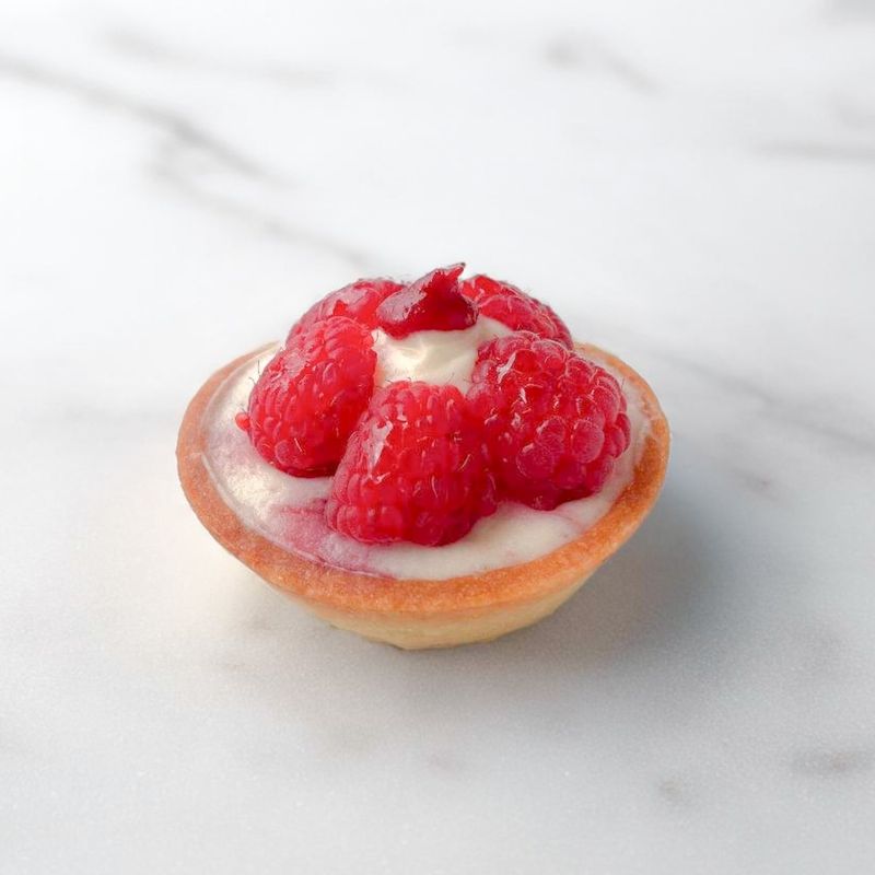 Mini Raspberry Almond Cakes