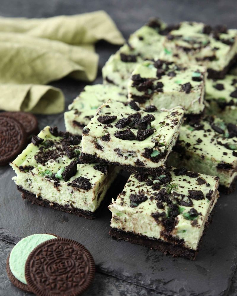 Mint Chocolate Chip Bars