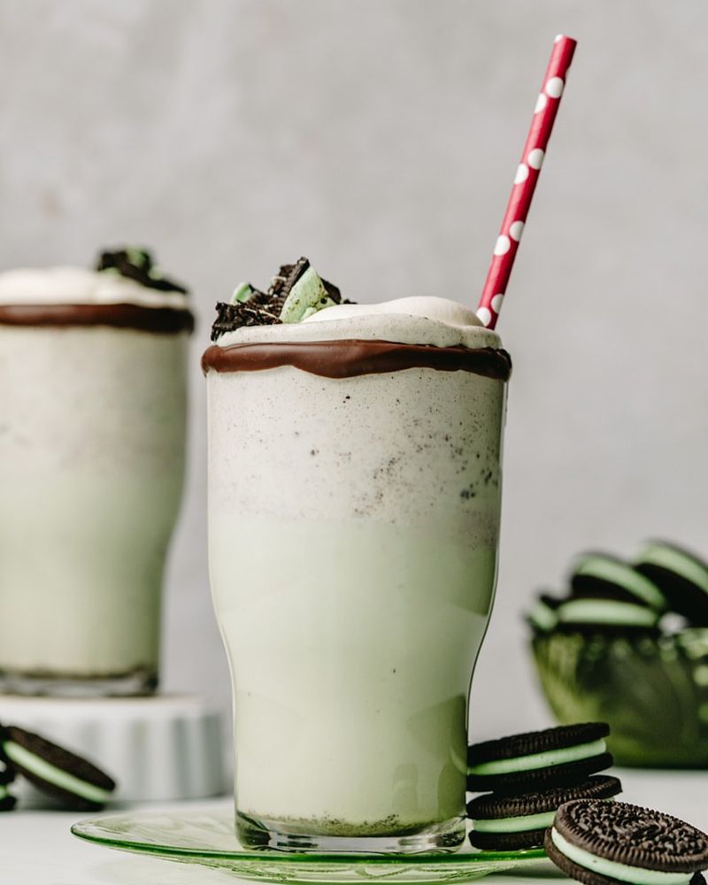 Mint Chocolate Milkshake
