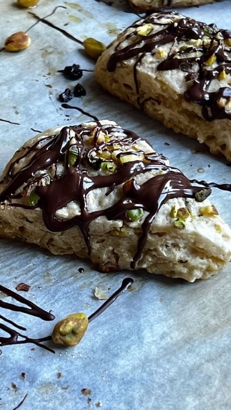 Mint Chocolate Scones