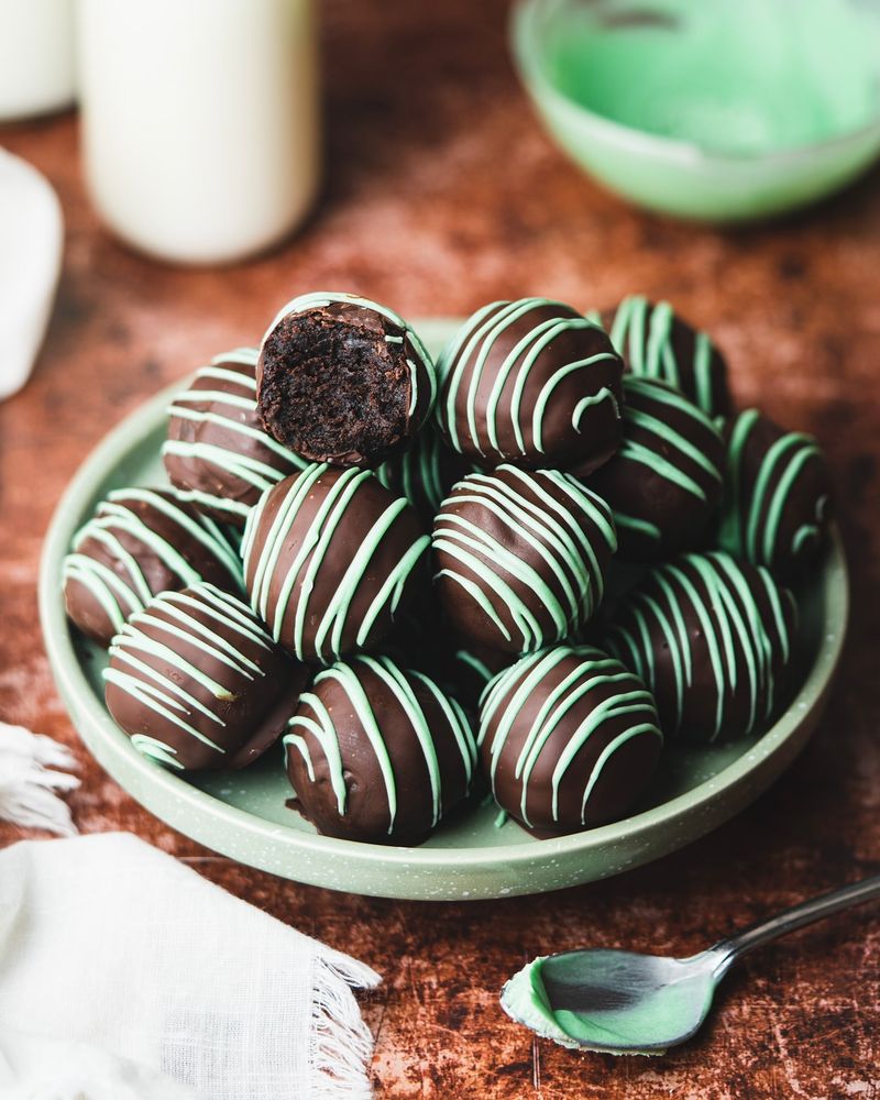 Mint Chocolate Truffles