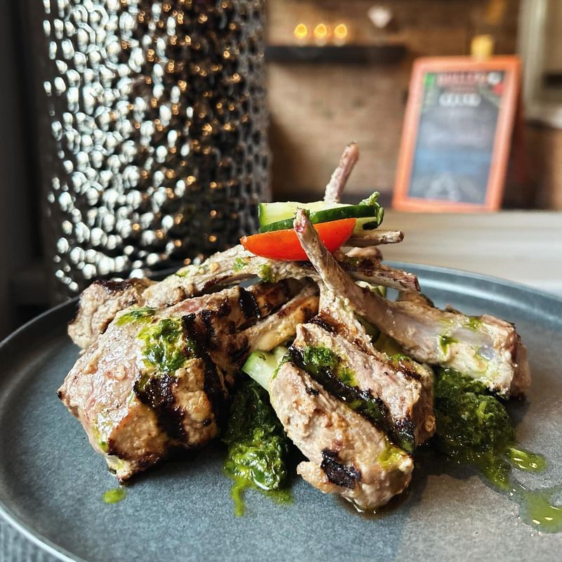 Mint and Yogurt Marinated Lamb Chops