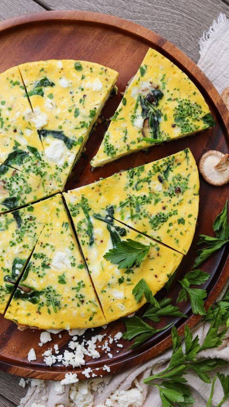 Mushroom and Spinach Frittata