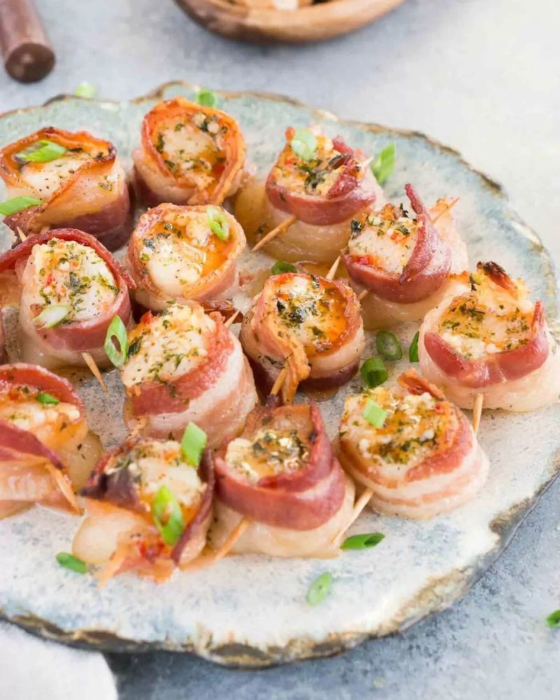Nevada: Bacon-Wrapped Scallops