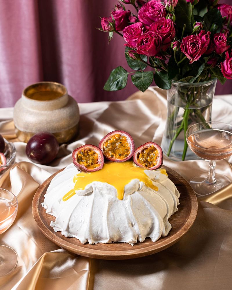Passion Fruit Pavlova