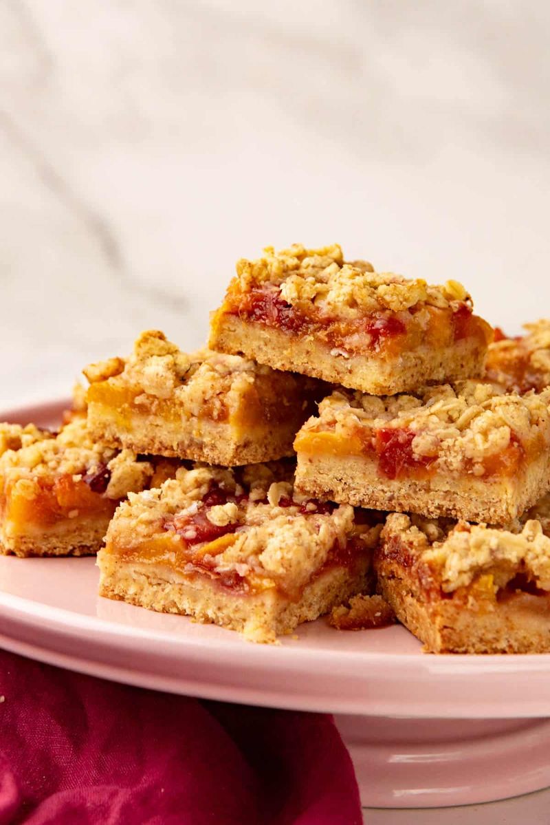 Peach Melba Bars