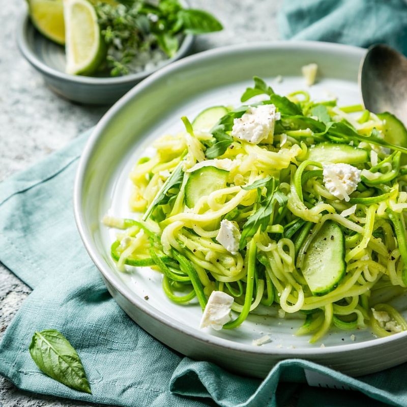 Pesto Zucchini Noodles