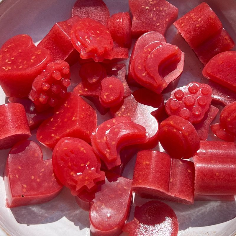 Red Jellies and Gummies
