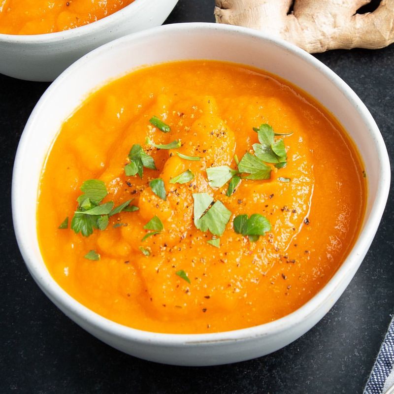 Savory Carrot Ginger Soup