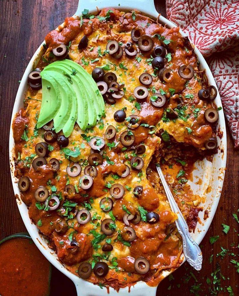 Spicy Enchilada Bake
