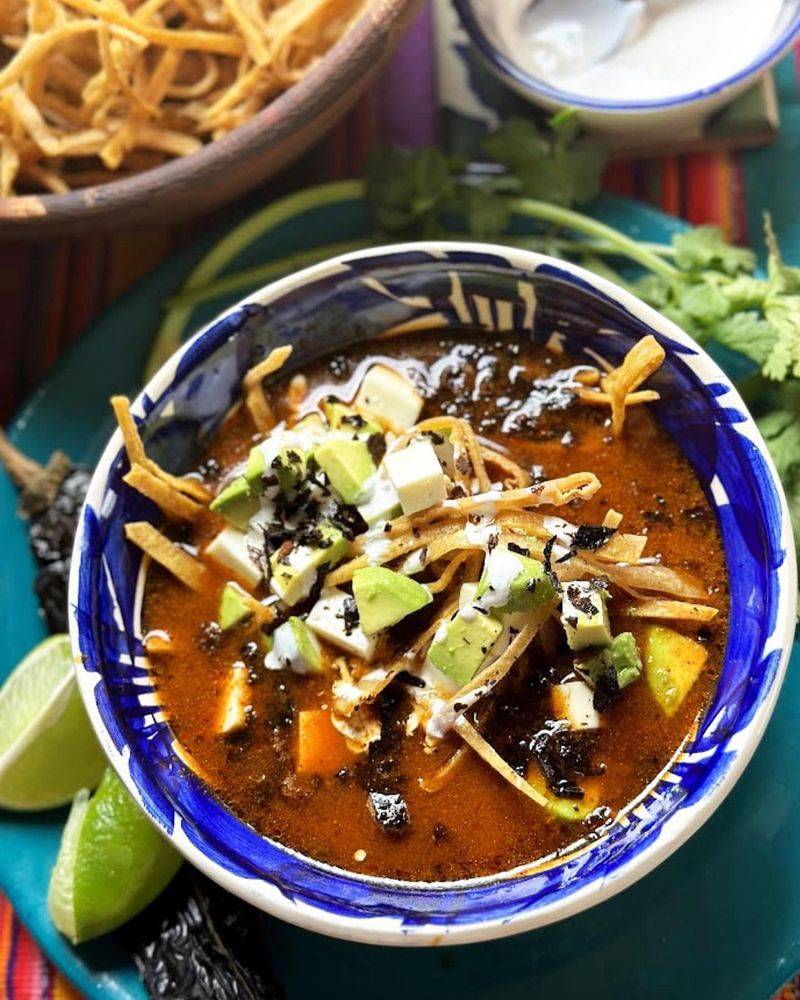 Spicy Mexican Tortilla Soup