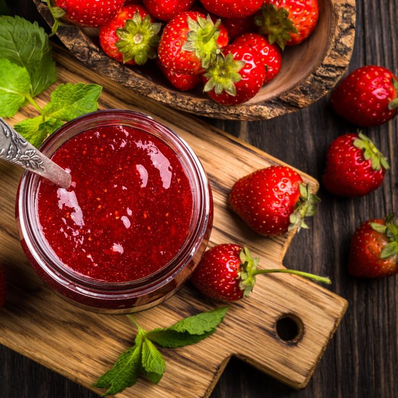 Strawberry-Flavored Jams