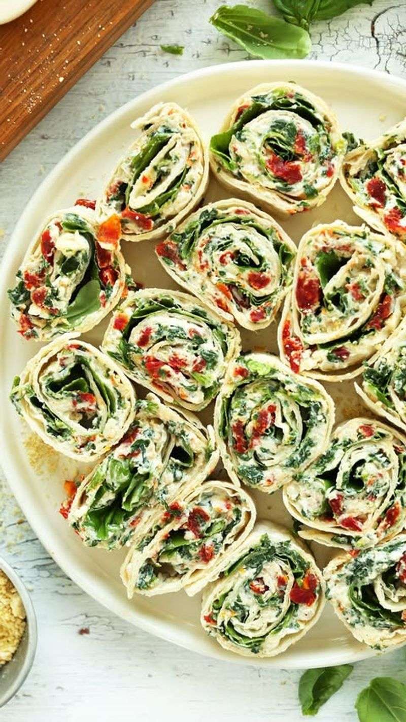Sun-Dried Tomato and Basil Pinwheels