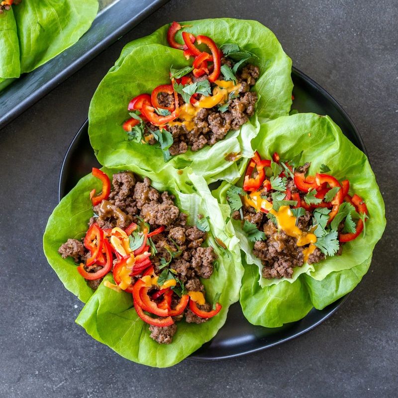 Teriyaki Beef Lettuce Wraps