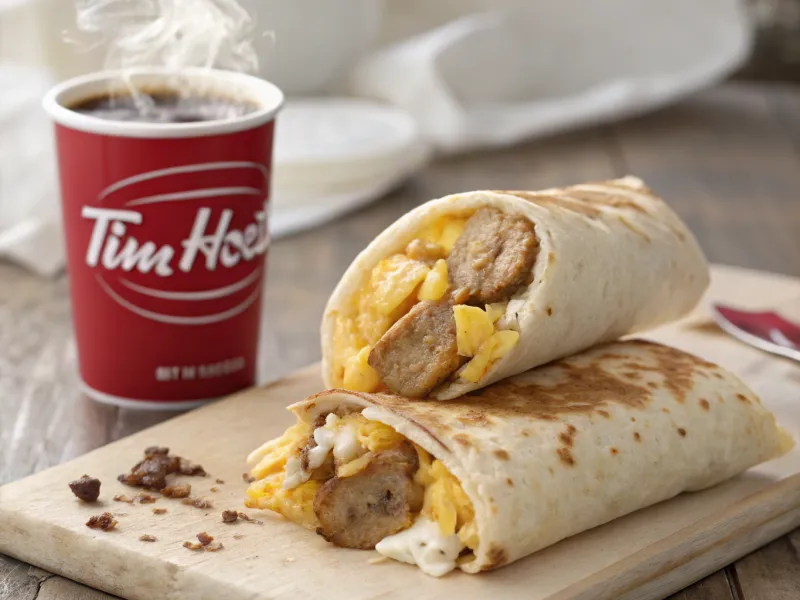 Tim Hortons Breakfast Wrap