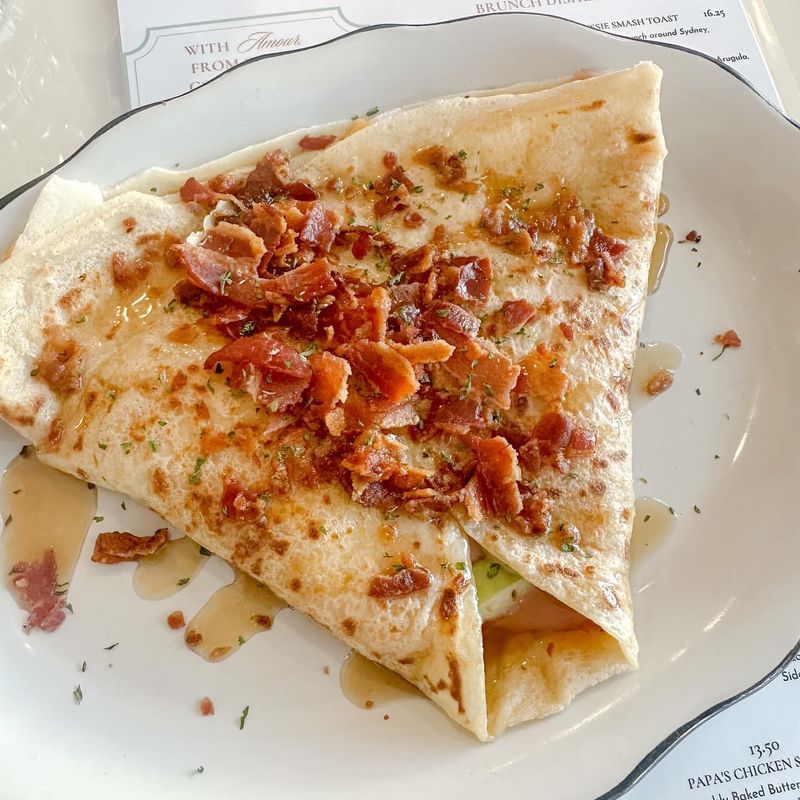 Vermont: Bacon Maple Crepes