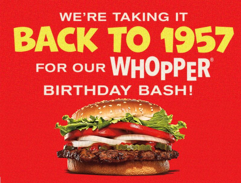 Whopper's Nutritional Customization