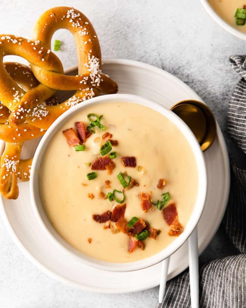 Wisconsin: Bacon Beer Cheese Soup