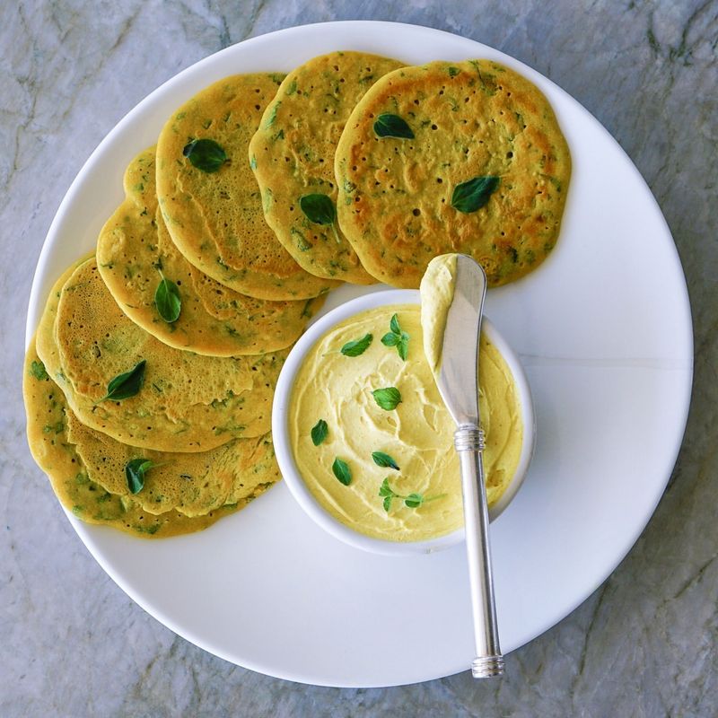Chickpea Flour Pancakes