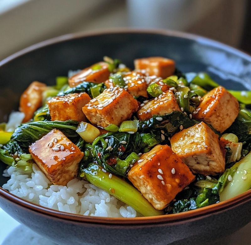 Ginger Tofu Stir-Fry
