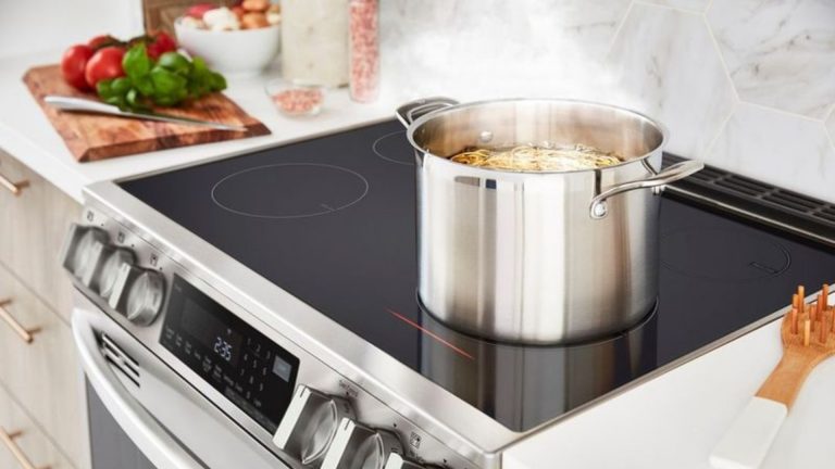 pot on electric stove top