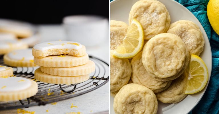 Three Ingredients Lemon Cookies Recipes