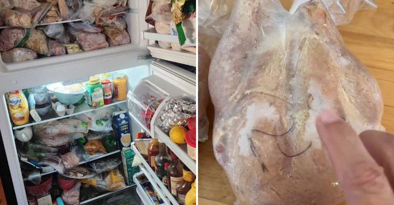 items too long in freezer