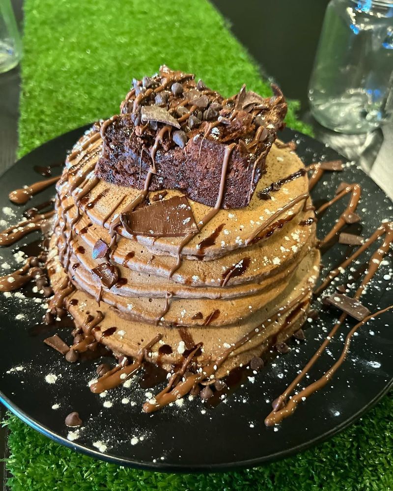Brownie Mix Pancakes