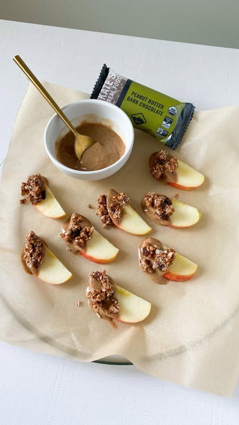 Almond Butter and Apple Slices