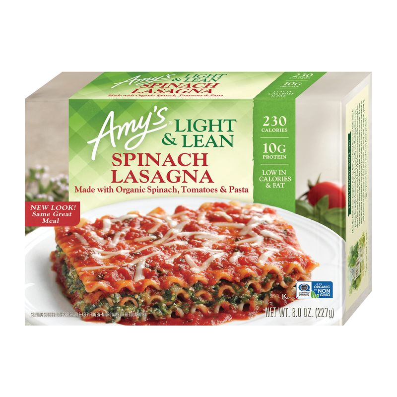 Amy’s Light & Lean Spinach Lasagna