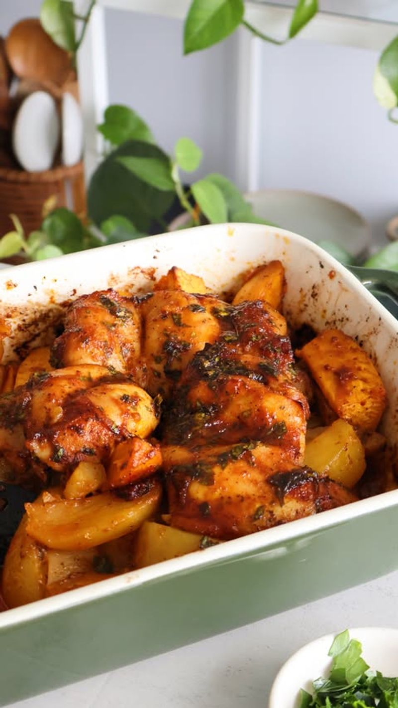 Apricot Dijon Chicken Bake
