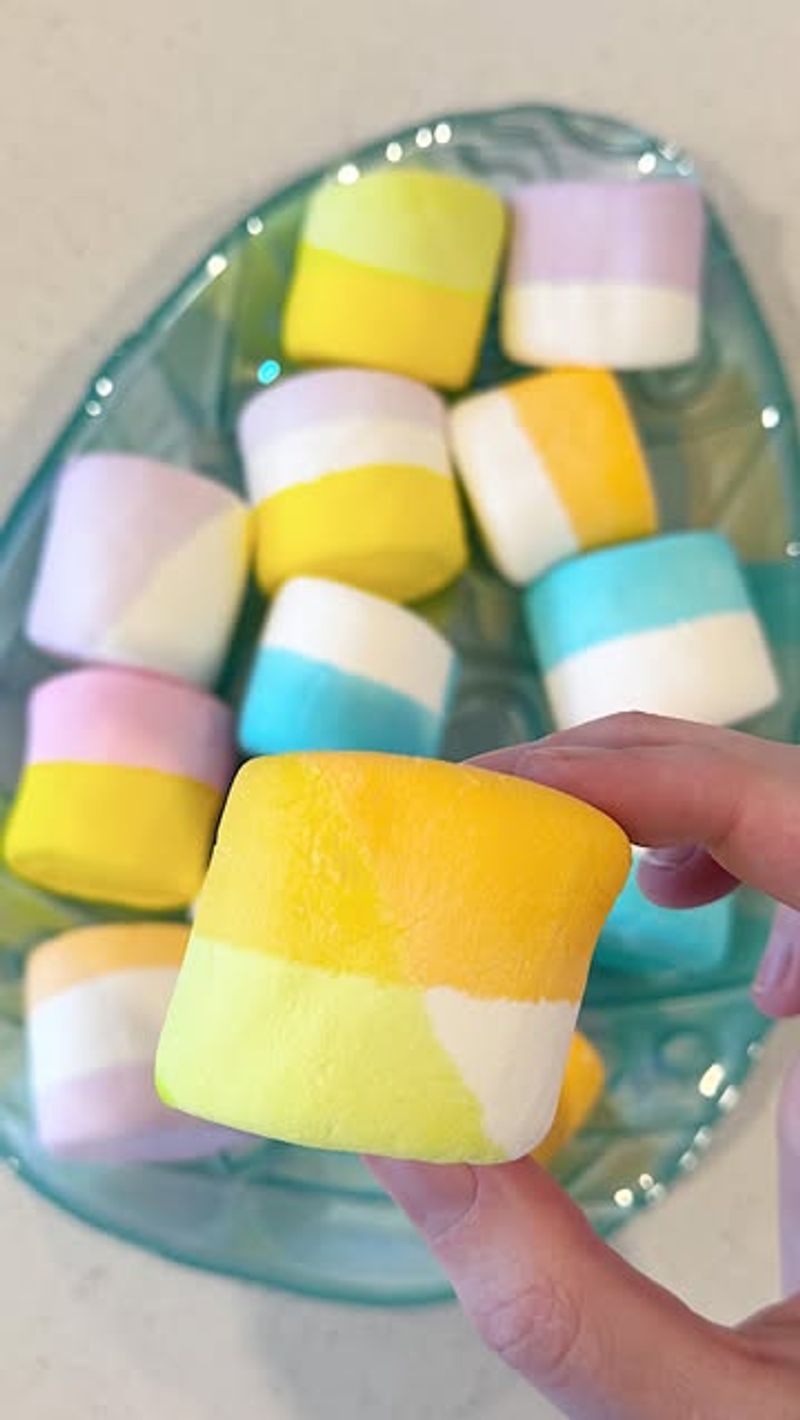 Artificially Colored Marshmallows
