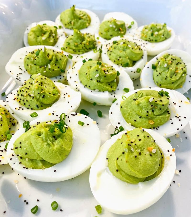 Avocado Deviled Eggs