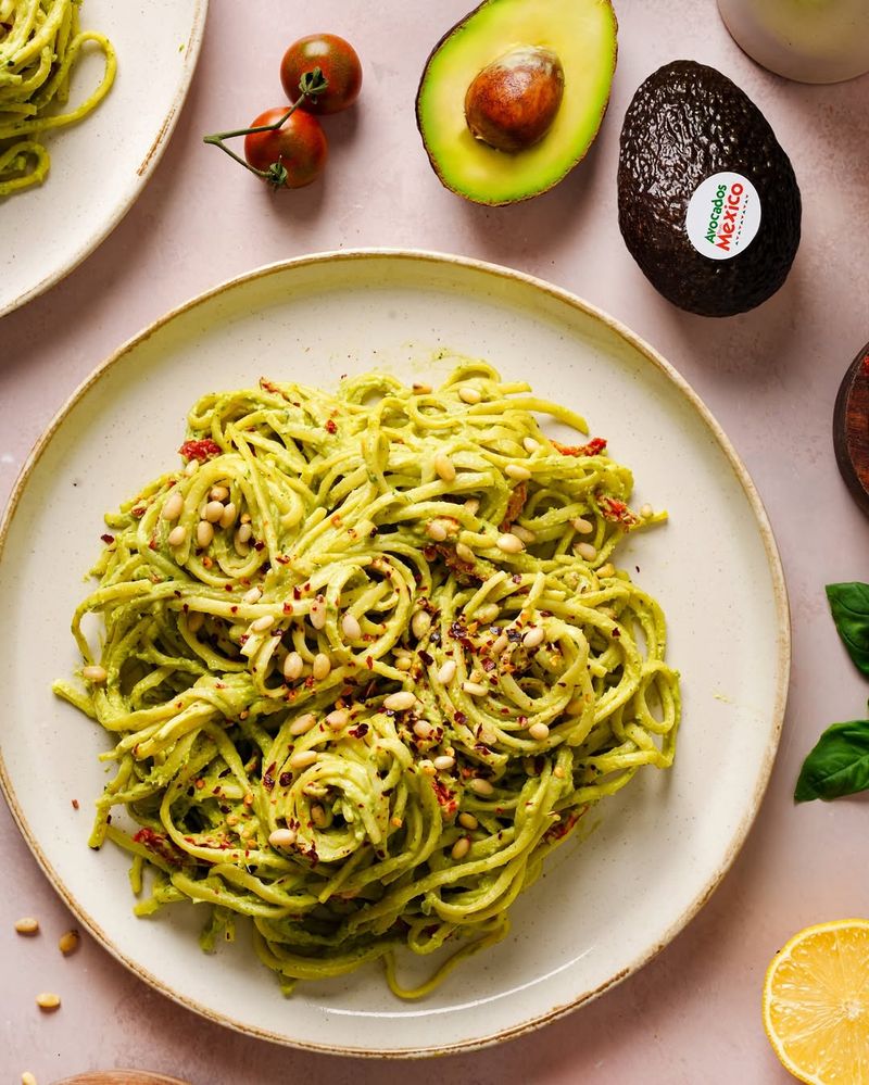 Avocado Pesto Pasta