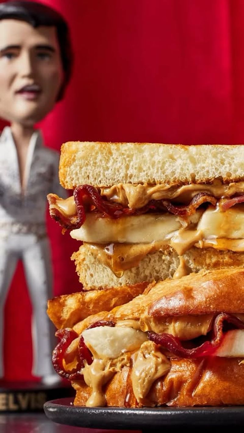 Bacon, Banana, and Honey Sandwich