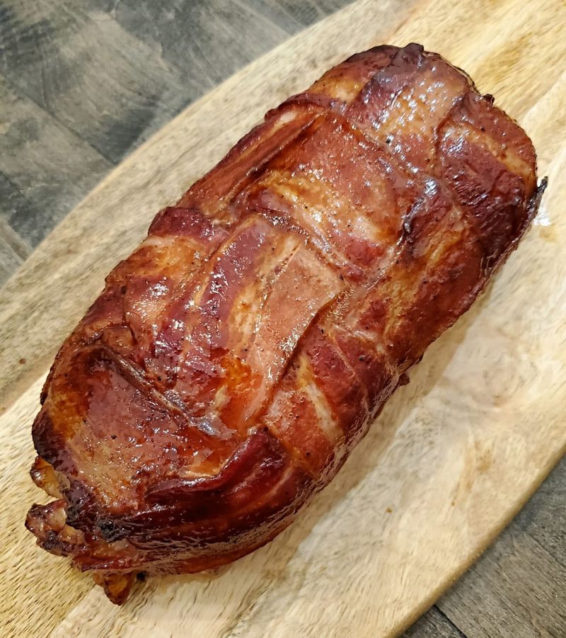 Bacon-Wrapped Meatloaf