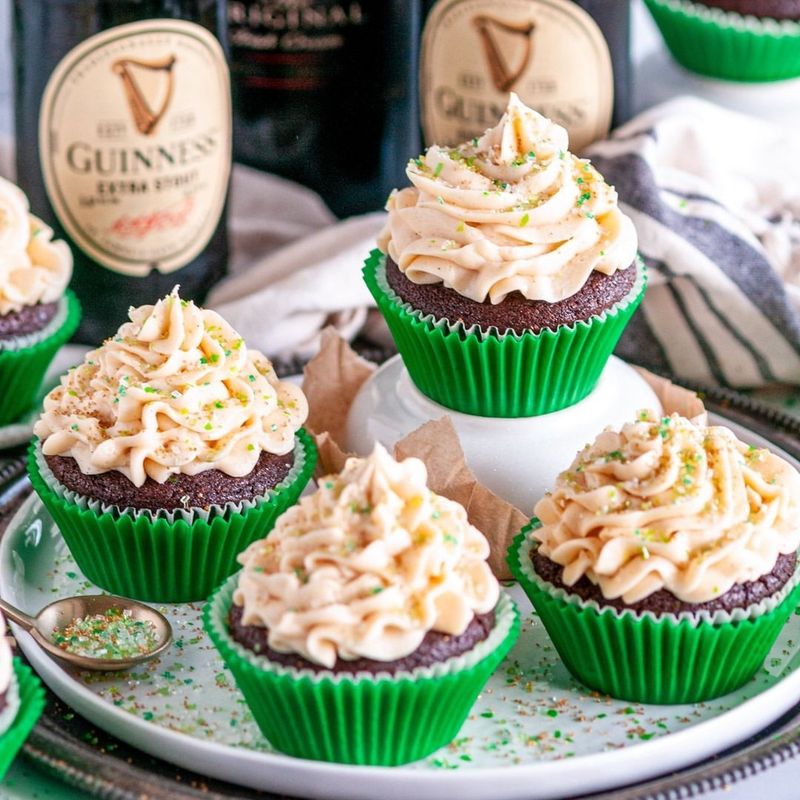 Baileys Irish Cream Chocolate Cupcakes