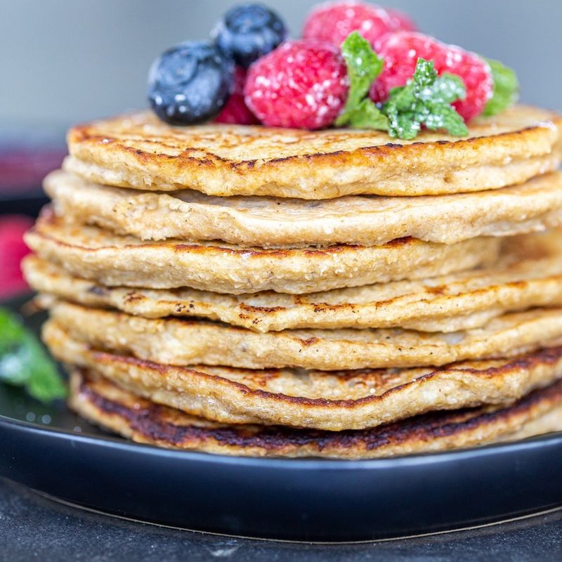 Banana Oat Pancakes