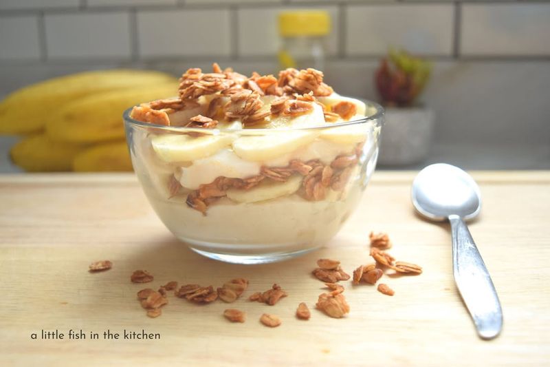 Banana Peanut Butter Yogurt Parfait
