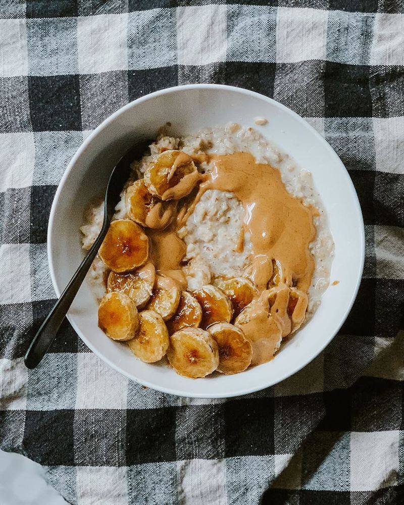 Banana with Almond Butter