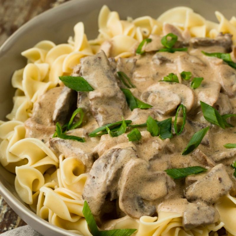 Beef Stroganoff