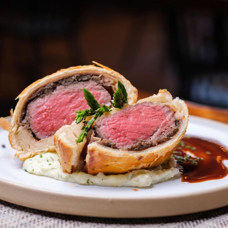 Beef Wellington with Mushroom Duxelles