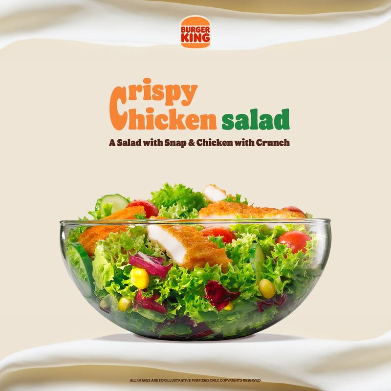 Salads with Crispy Chicken
