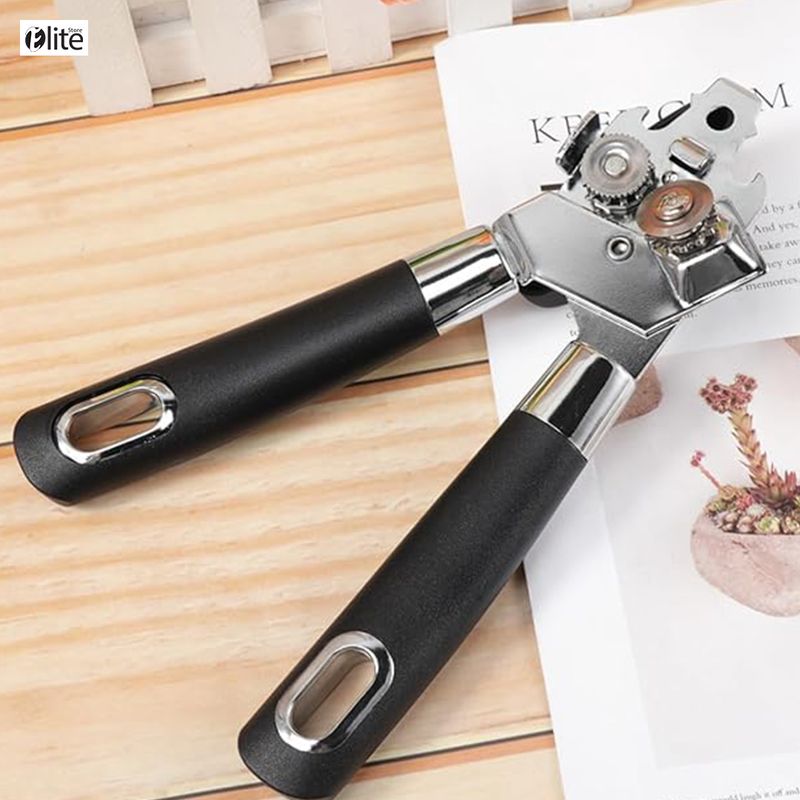 Black Plastic Can Opener