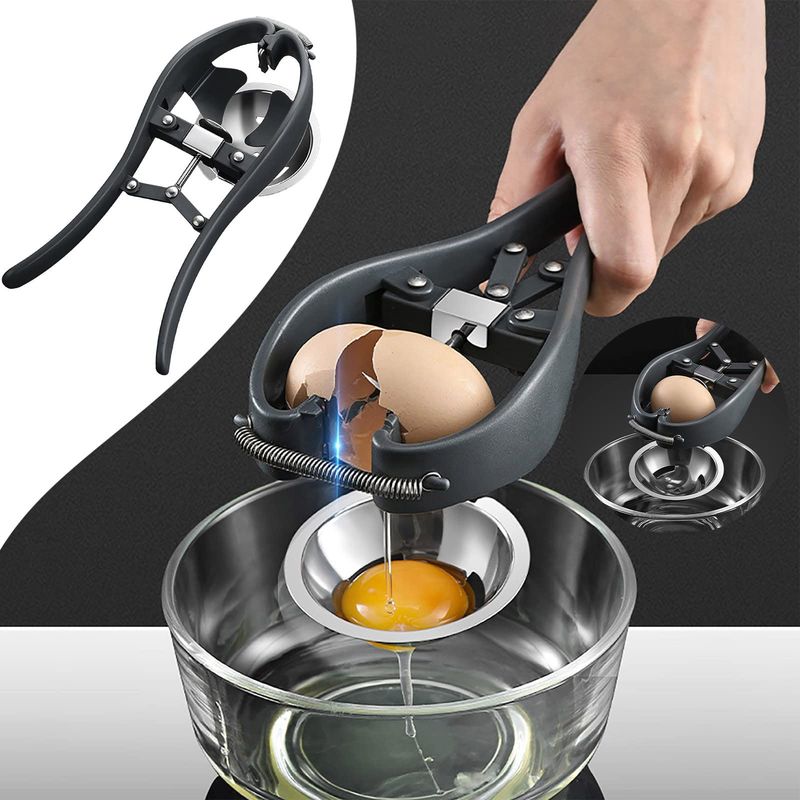 Black Plastic Egg Separator