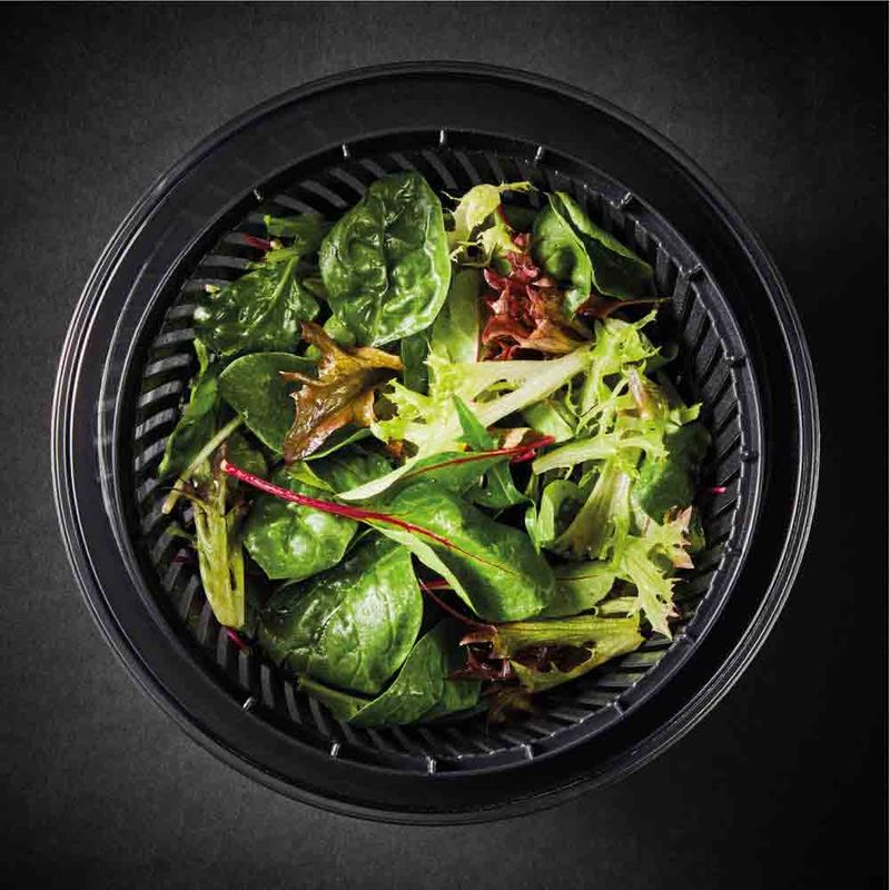 Black Plastic Salad Spinner